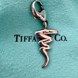 Tiffany & Co. Paloma Picasso Sterling silver Zig Zag charm with clasp